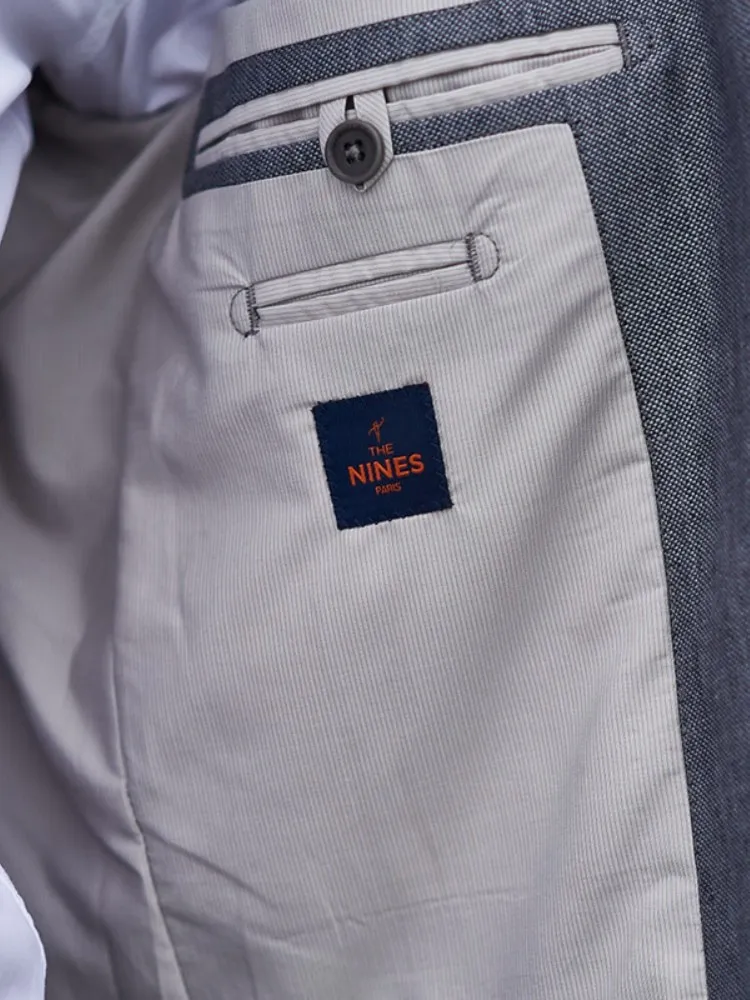 Veste en lin grise